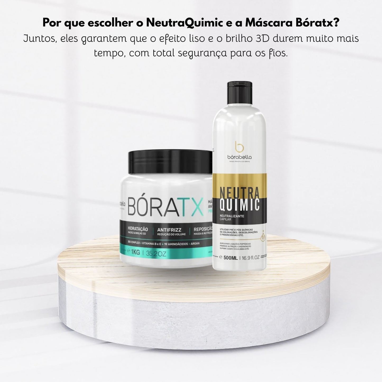 Kit Bórabella Boratx B.tox Organico 1 Kg + NeutraQuimic 500 ml