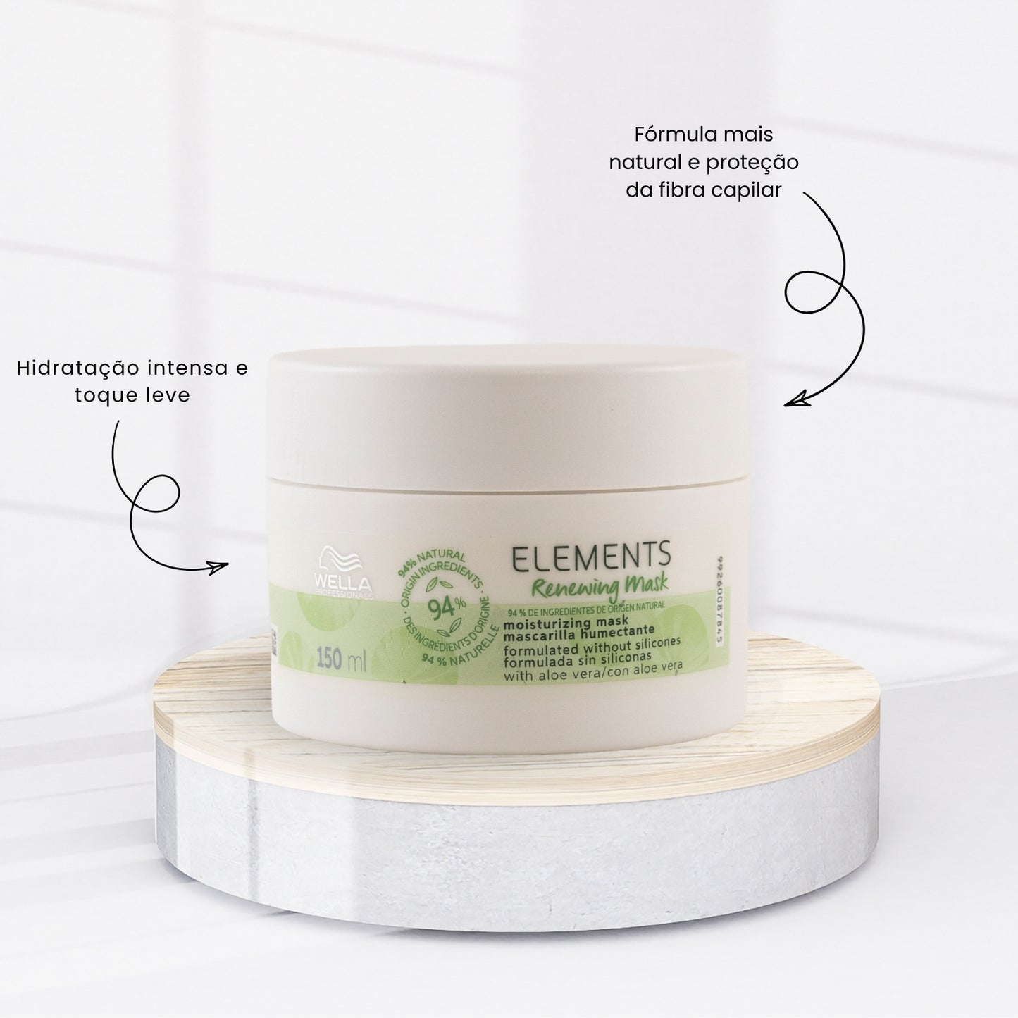 Máscara Wella Elements 150 ml