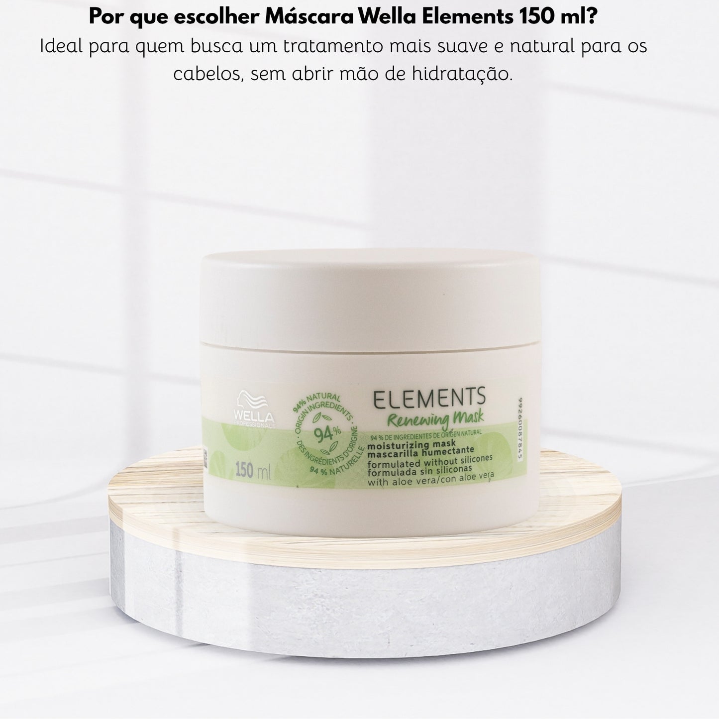 Máscara Wella Elements 150 ml