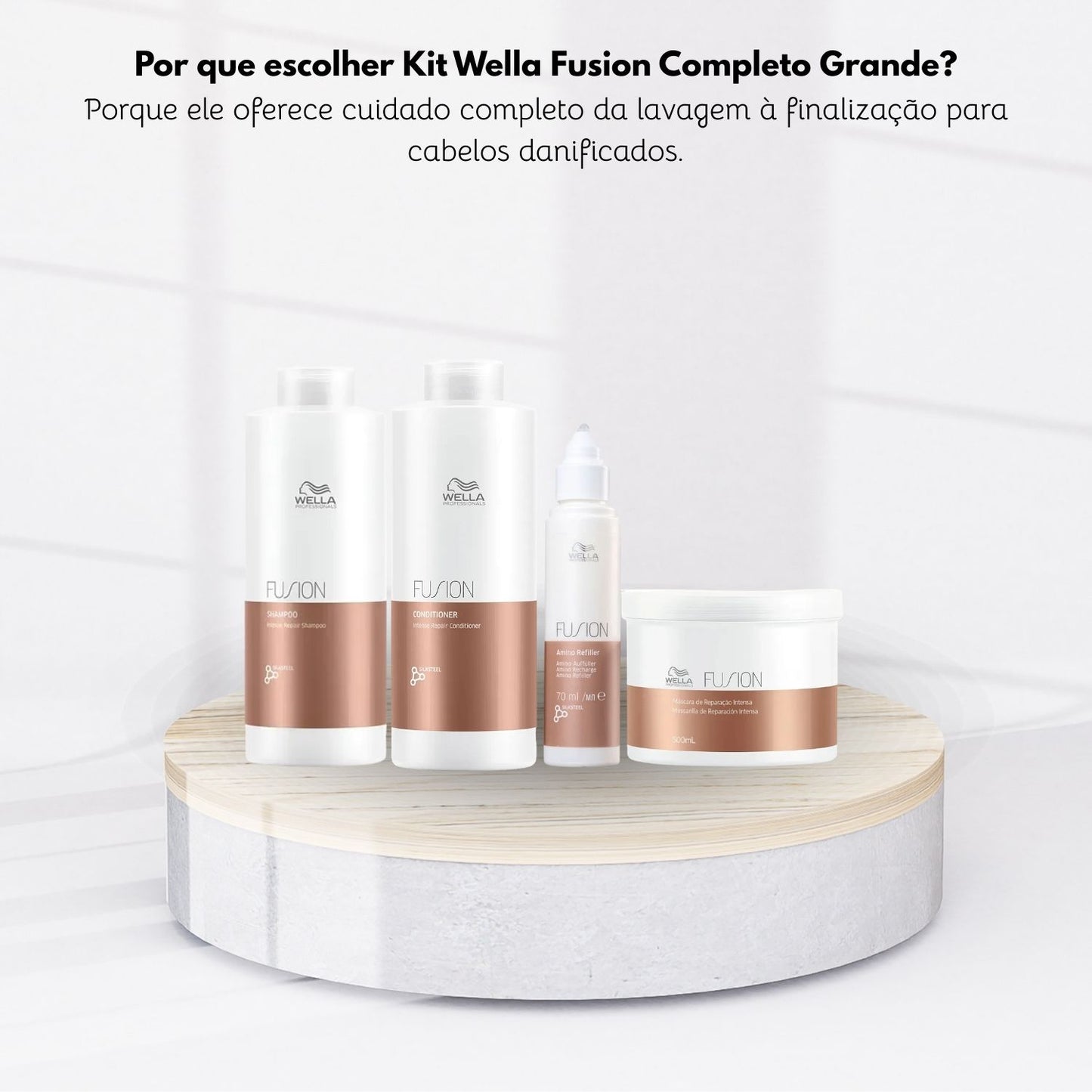 Kit Wella Fusion Completo Grande