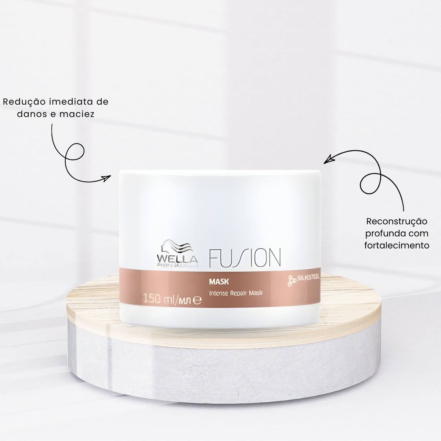 Máscara Wella Fusion Reconstrutora 150 ml