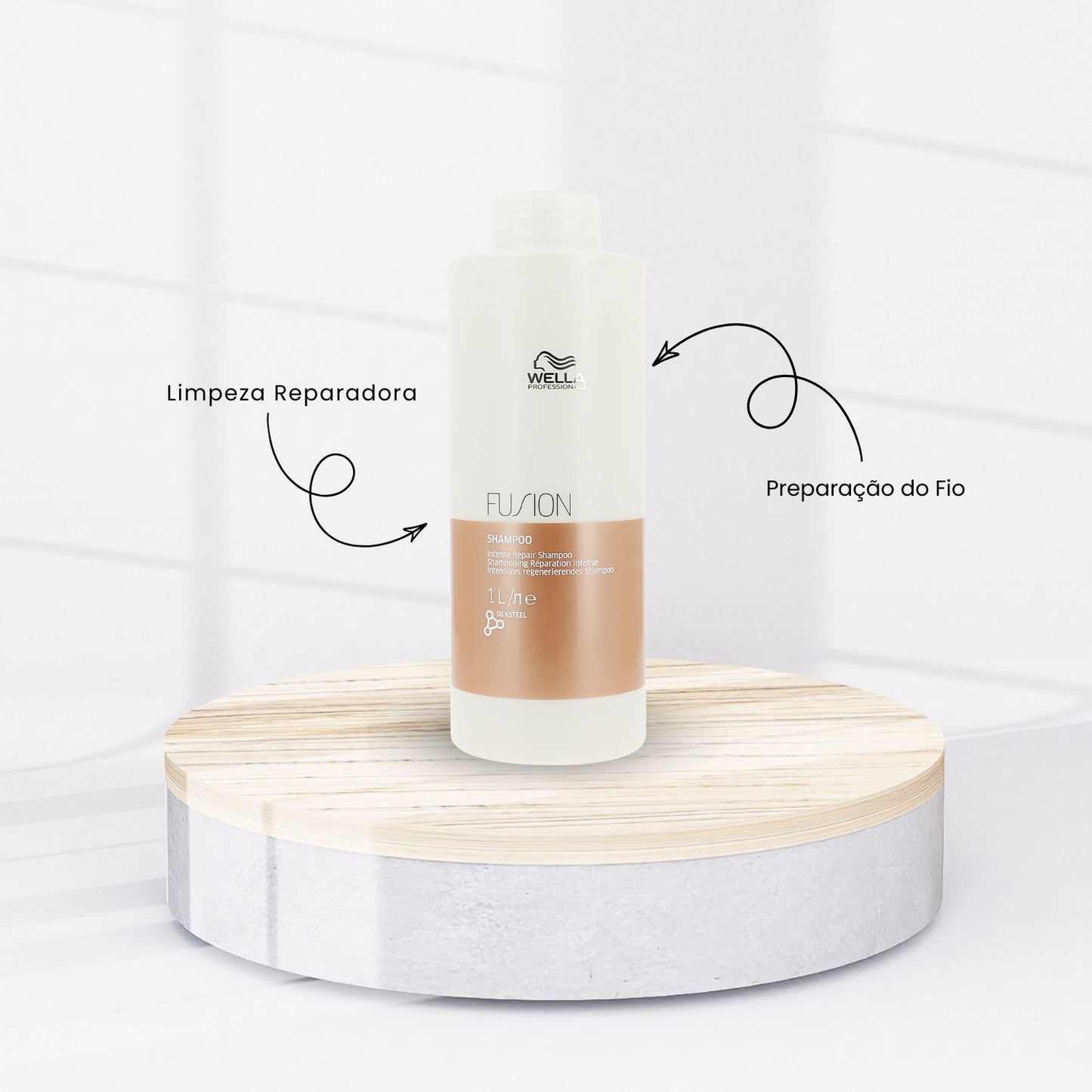Shampoo Wella Fusion 1 Litro