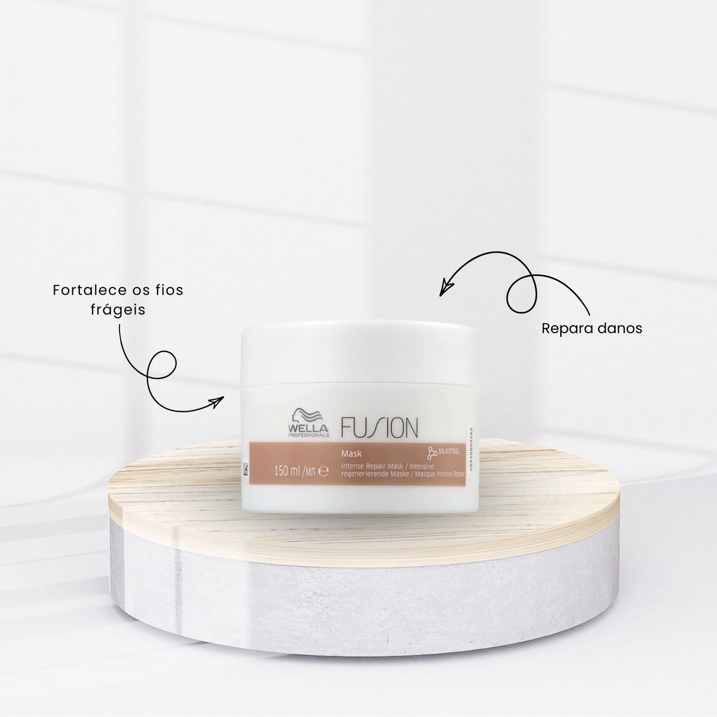 Kit Wella Fusion Duo Shampoo 250 ml + Máscara 150 ml