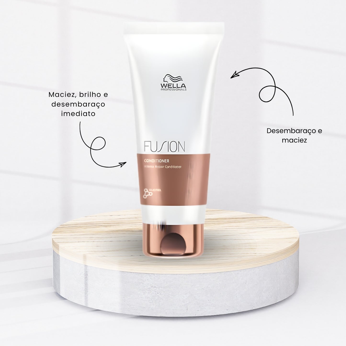Kit Wella Fusion Shampoo 250 ml + Condicionador 200 ml + Máscara 150 ml