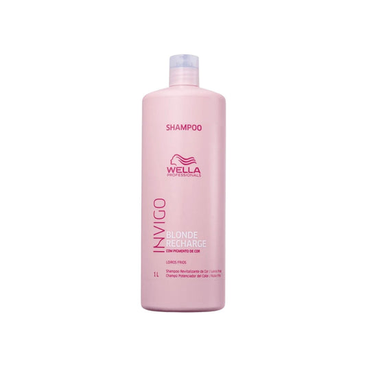 Shampoo Wella Invigo Blonde Recharge Desamarelador 1 Litro