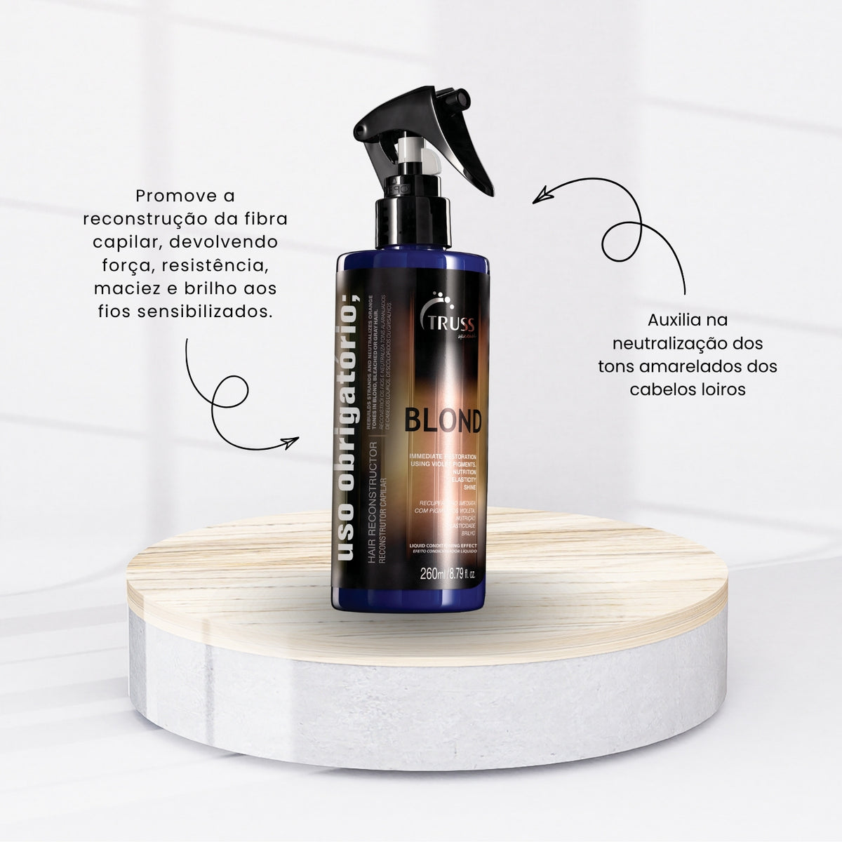Truss Uso Obrigatório Blond Tratamento Reconstrutor 260 ml