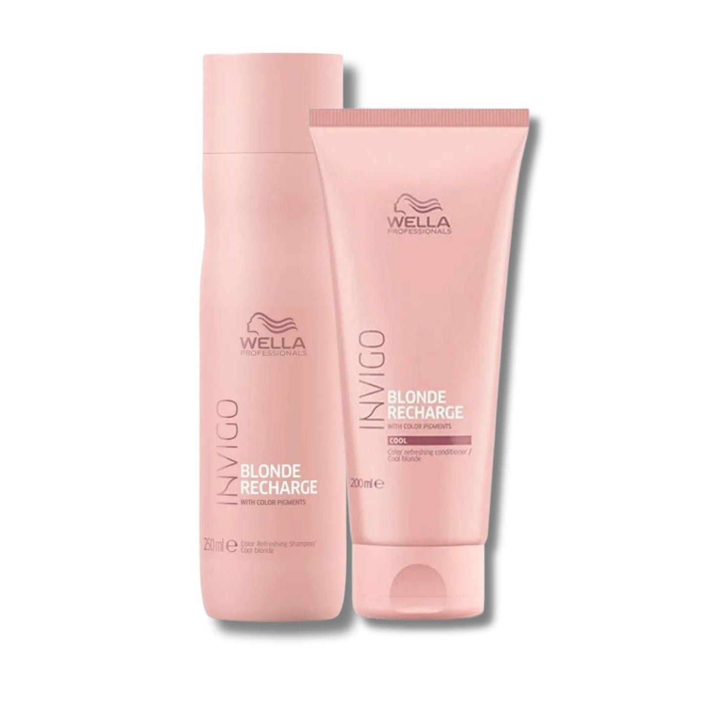 Kit Wella Invigo Blonde Recharge Shampoo 250 ml + Condicionador 200 ml