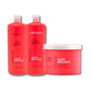Kit Wella Invigo Color Brilliance Salon Shampoo + Condicionador 1 Litro + Máscara 500 ml