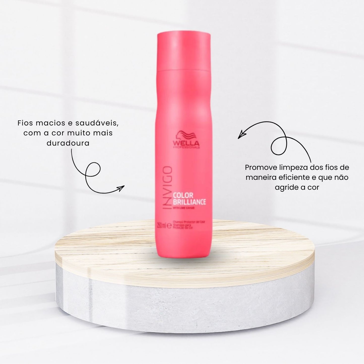 Kit Wella Invigo Color Brilliance Shampoo 250 ml + Condicionador 200 ml