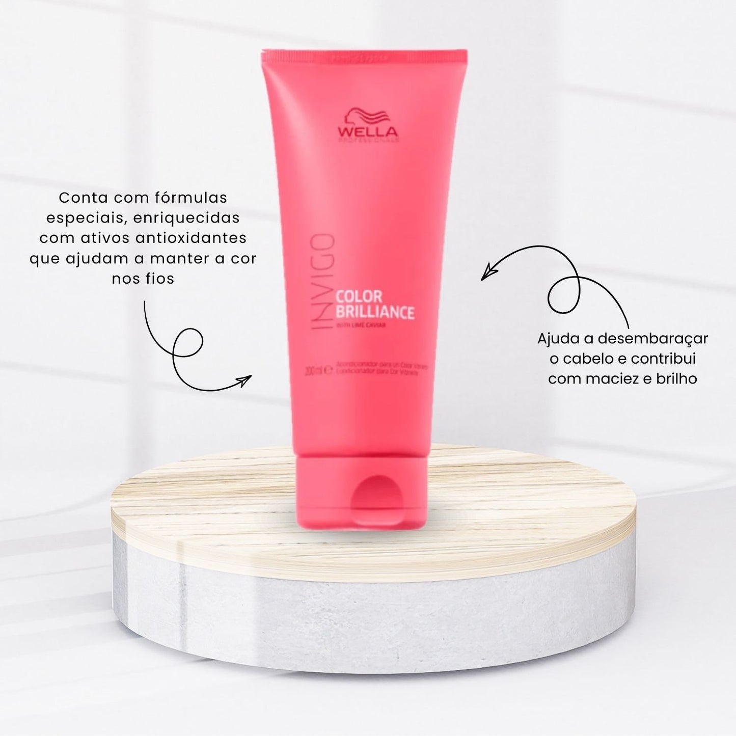 Kit Wella Invigo Color Brilliance Shampoo 250 ml + Condicionador 200 ml