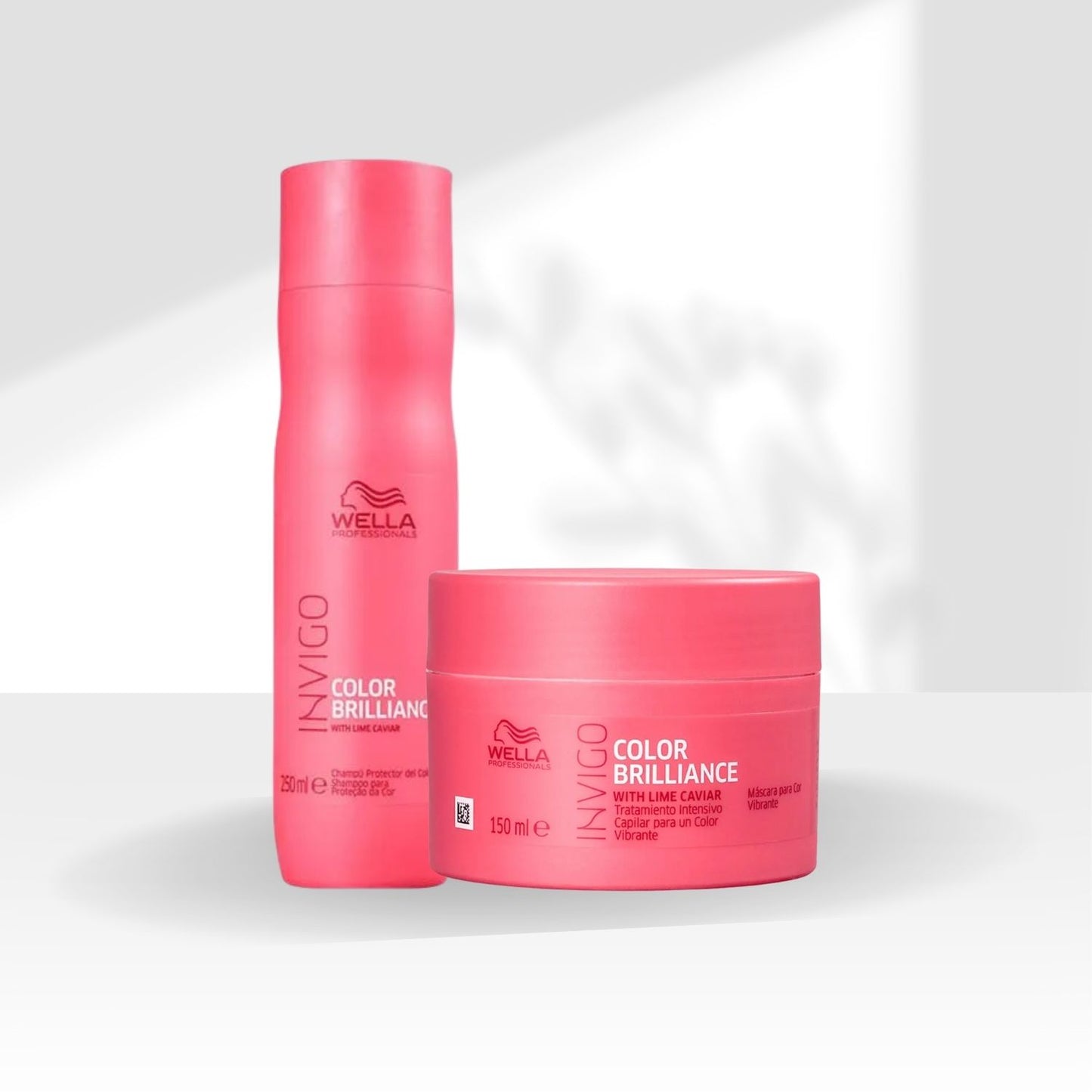 Kit Wella Invigo Color Brilliance Shampoo 250 ml + Máscara 150 ml