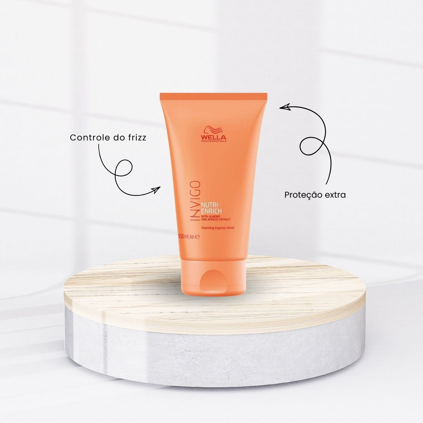 Kit Wella Invigo Nutri-Enrich Shampoo+Cond+Máscaras+Leave-in