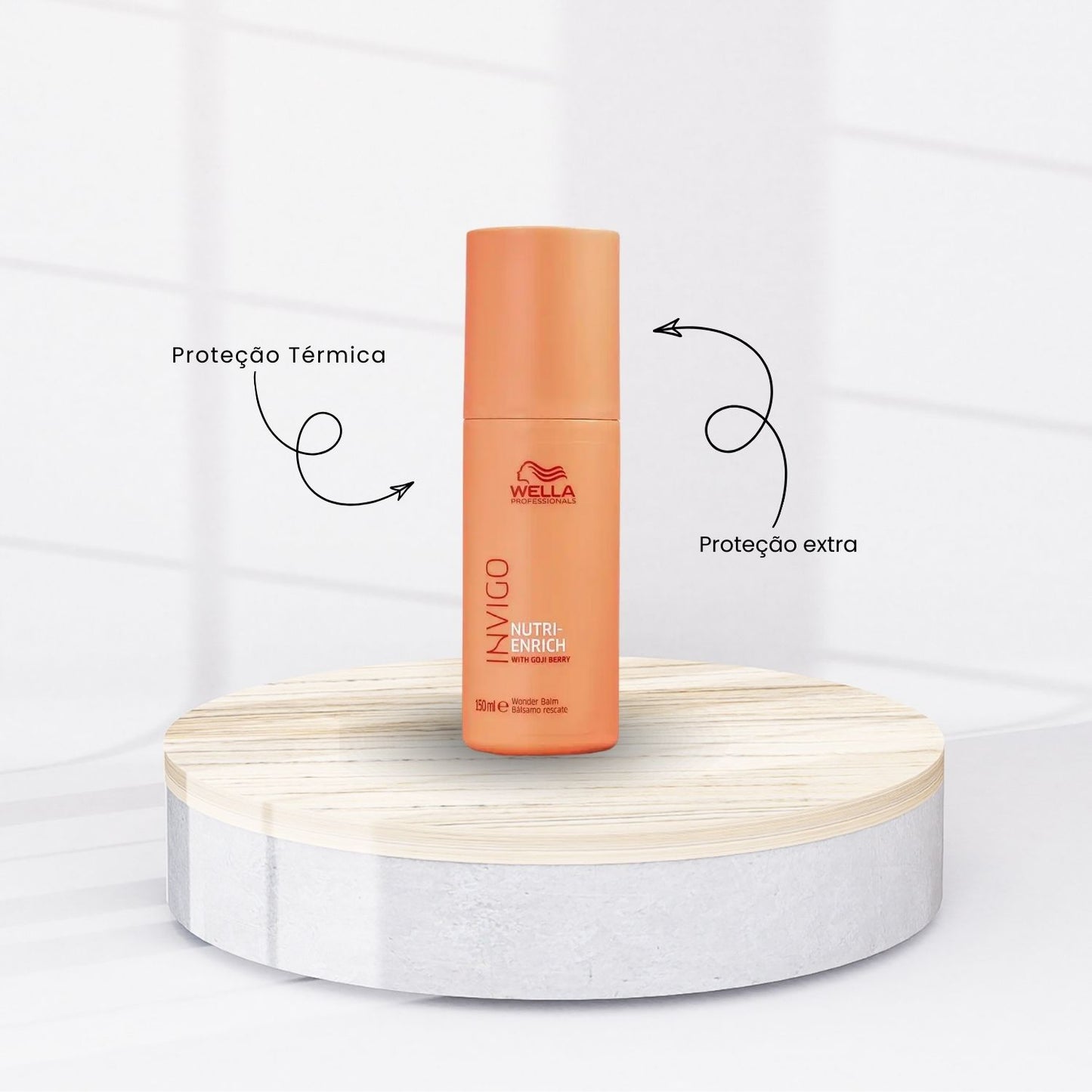 Kit Wella Invigo Nutri-Enrich Shampoo+Cond+Máscaras+Leave-in