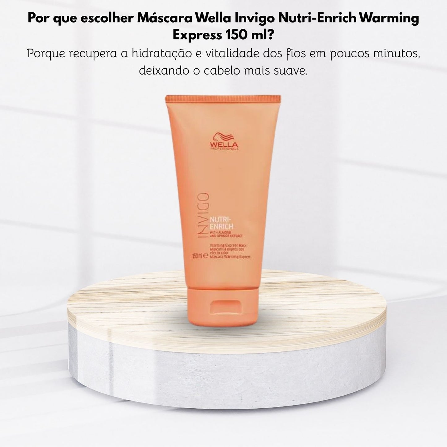 Máscara Wella Invigo Nutri-Enrich Warming Express 150 ml
