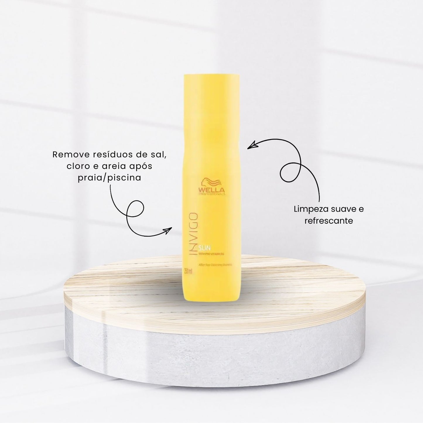 Kit Wella Invigo Sun Shampoo + Condicionador + Leave-in