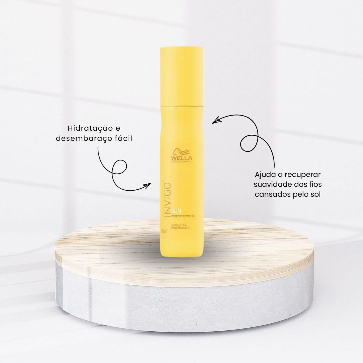 Kit Wella Invigo Sun Shampoo + Condicionador + Leave-in