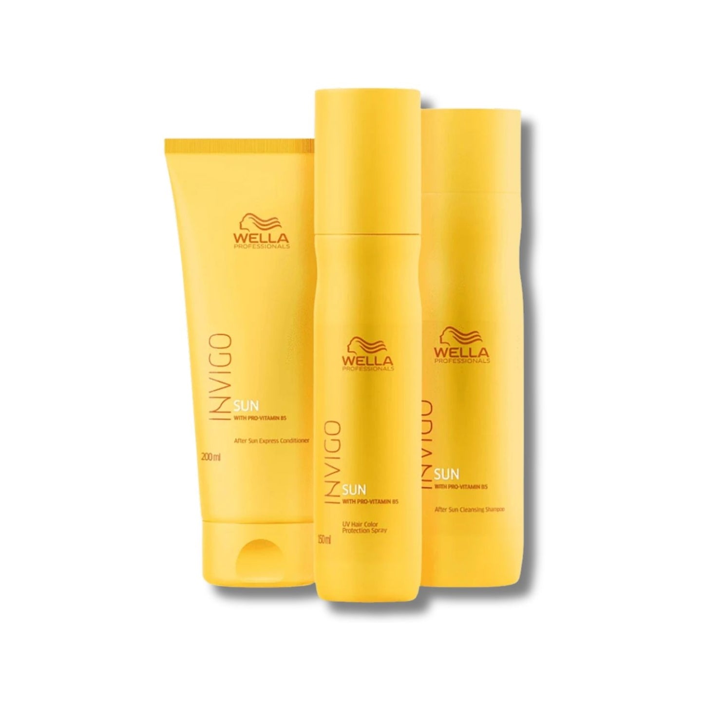 Kit Wella Invigo Sun Shampoo + Condicionador + Leave-in