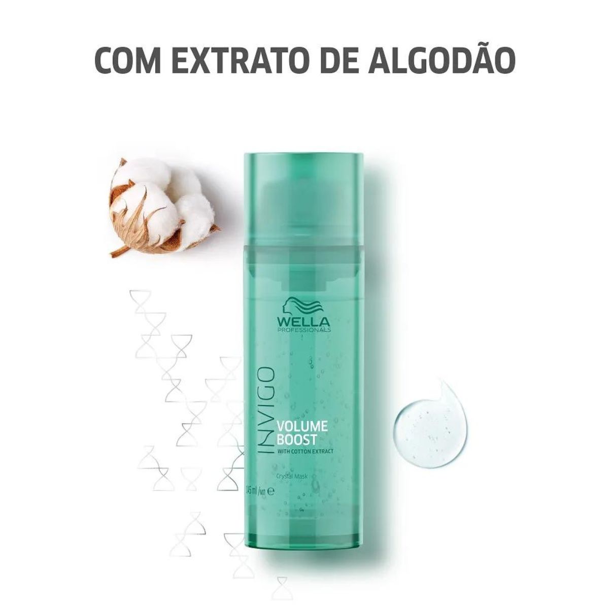 Máscara Wella Invigo Volume Boost Crystal 145 ml