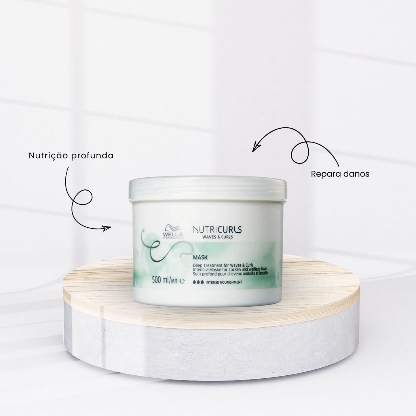 Máscara Wella Nutricurls 500 ml