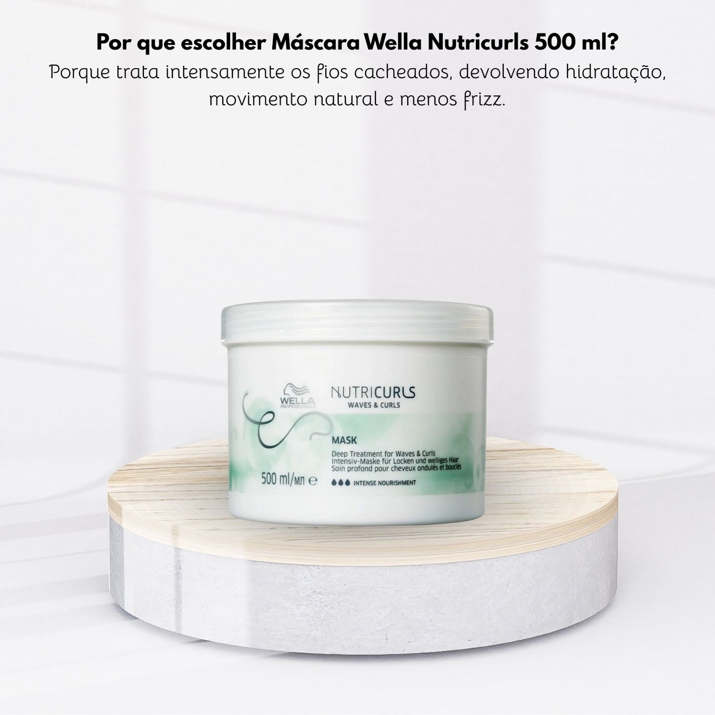 Máscara Wella Nutricurls 500 ml