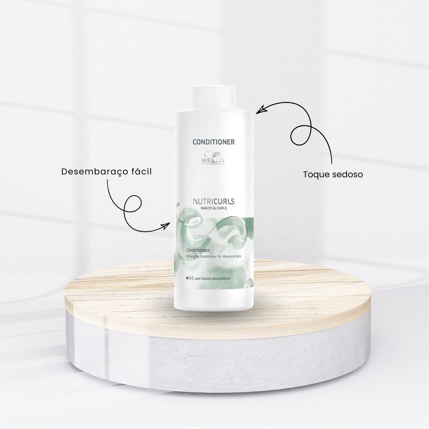 Kit Wella Nutricurls Salon Shampoo + Condicionador 1 Litro