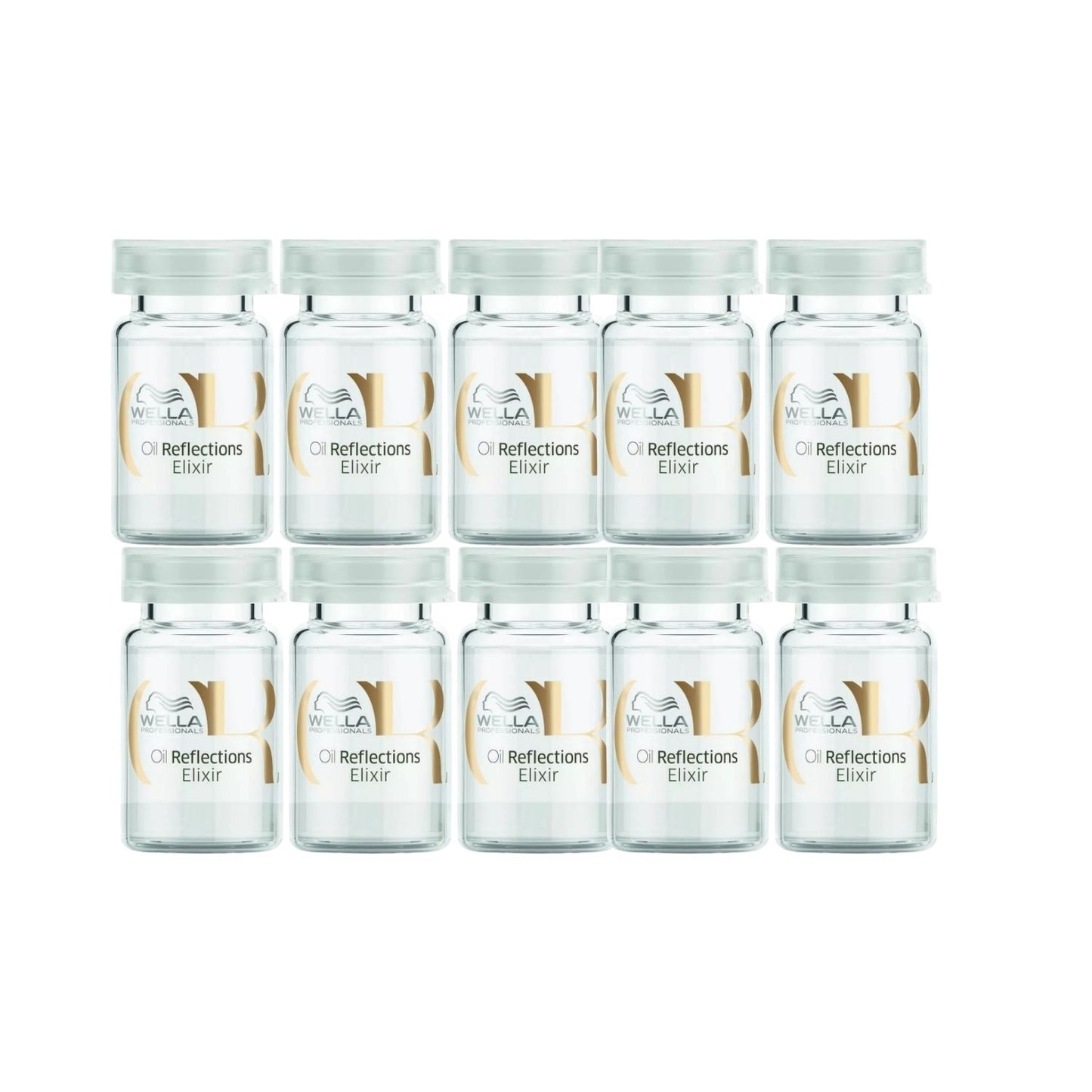 Kit Wella Oil Reflections Elixir Sérum Ampola Capilar 10 x 6 ml