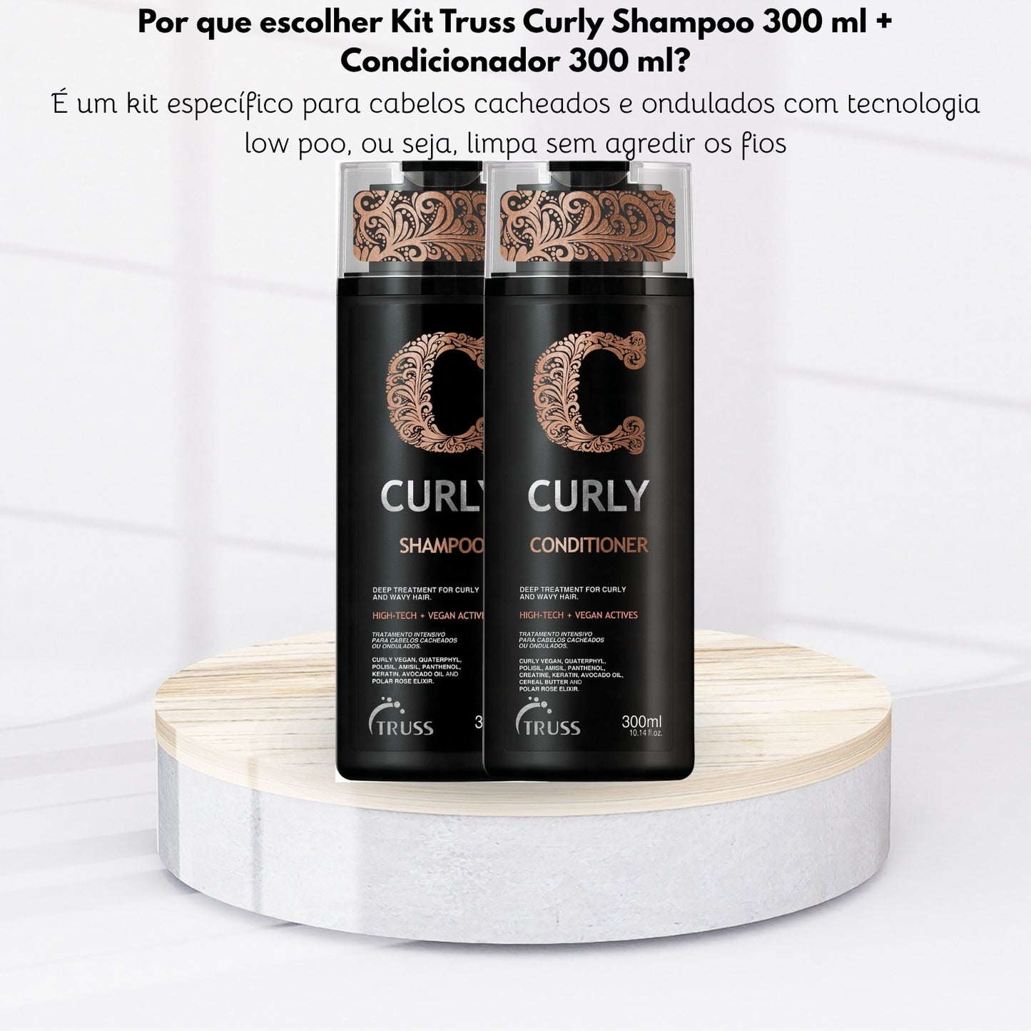 Kit Truss Curly Shampoo 300 ml + Condicionador 300 ml
