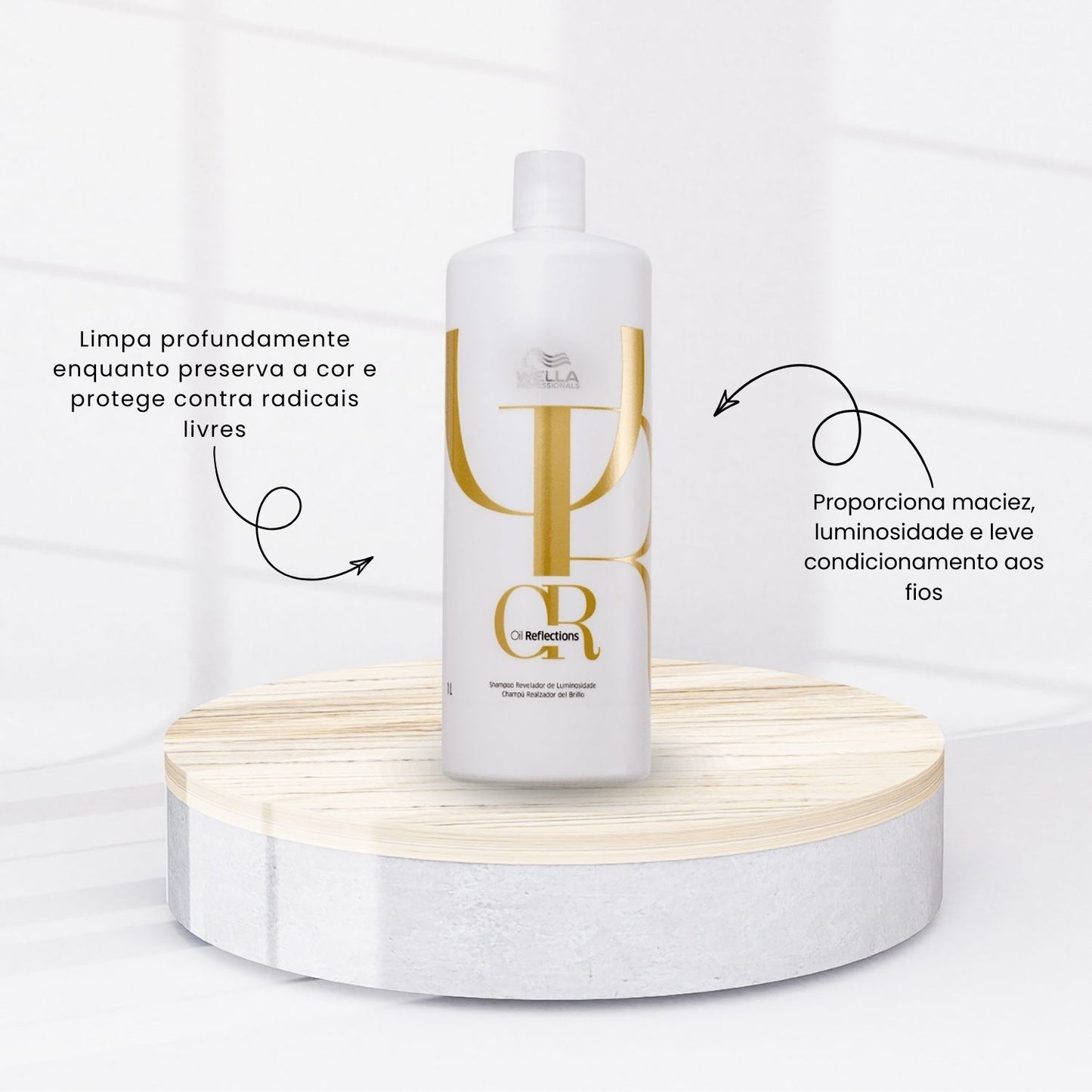 Shampoo Wella Oil Reflections Luminous Reveal 1 Litro