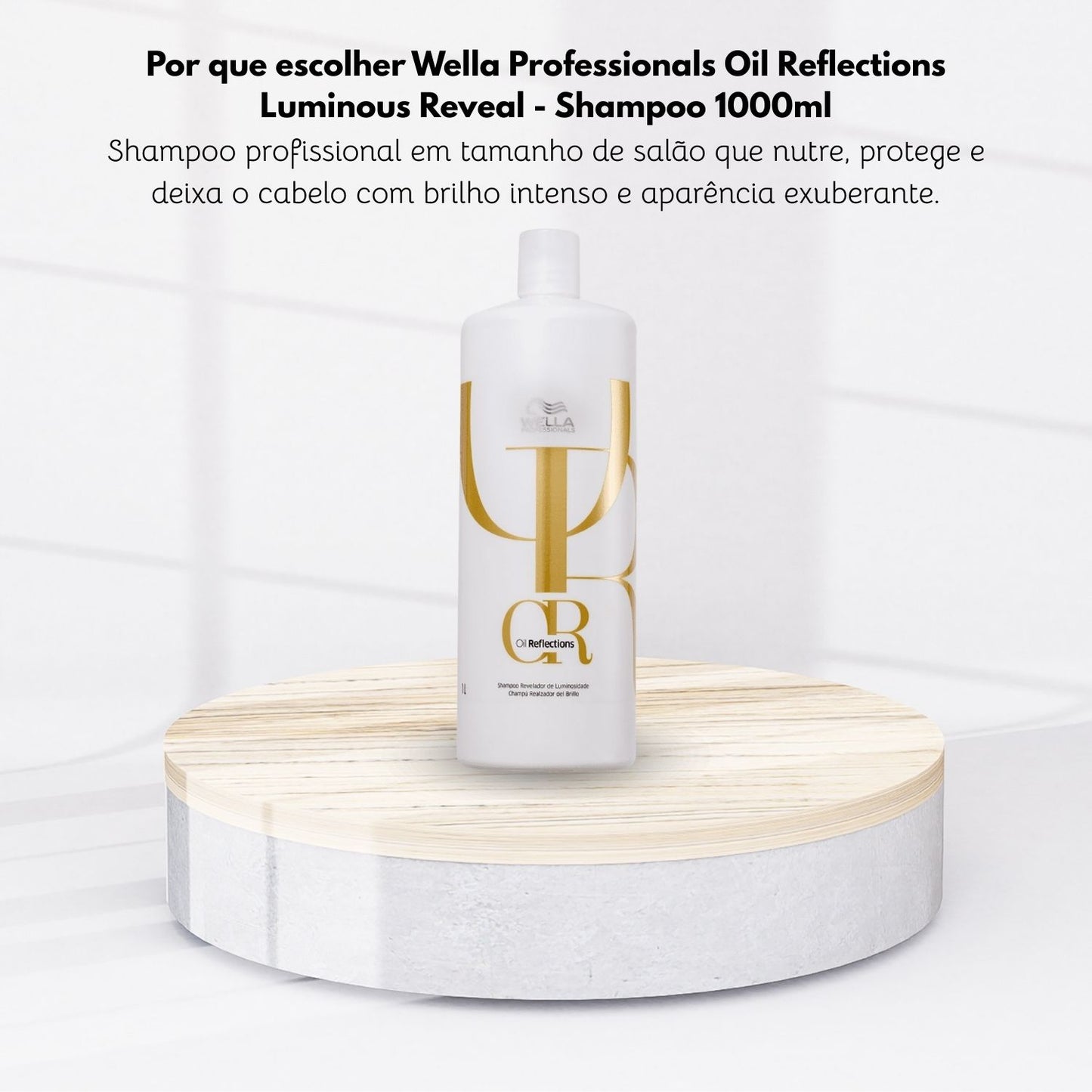 Shampoo Wella Oil Reflections Luminous Reveal 1 Litro