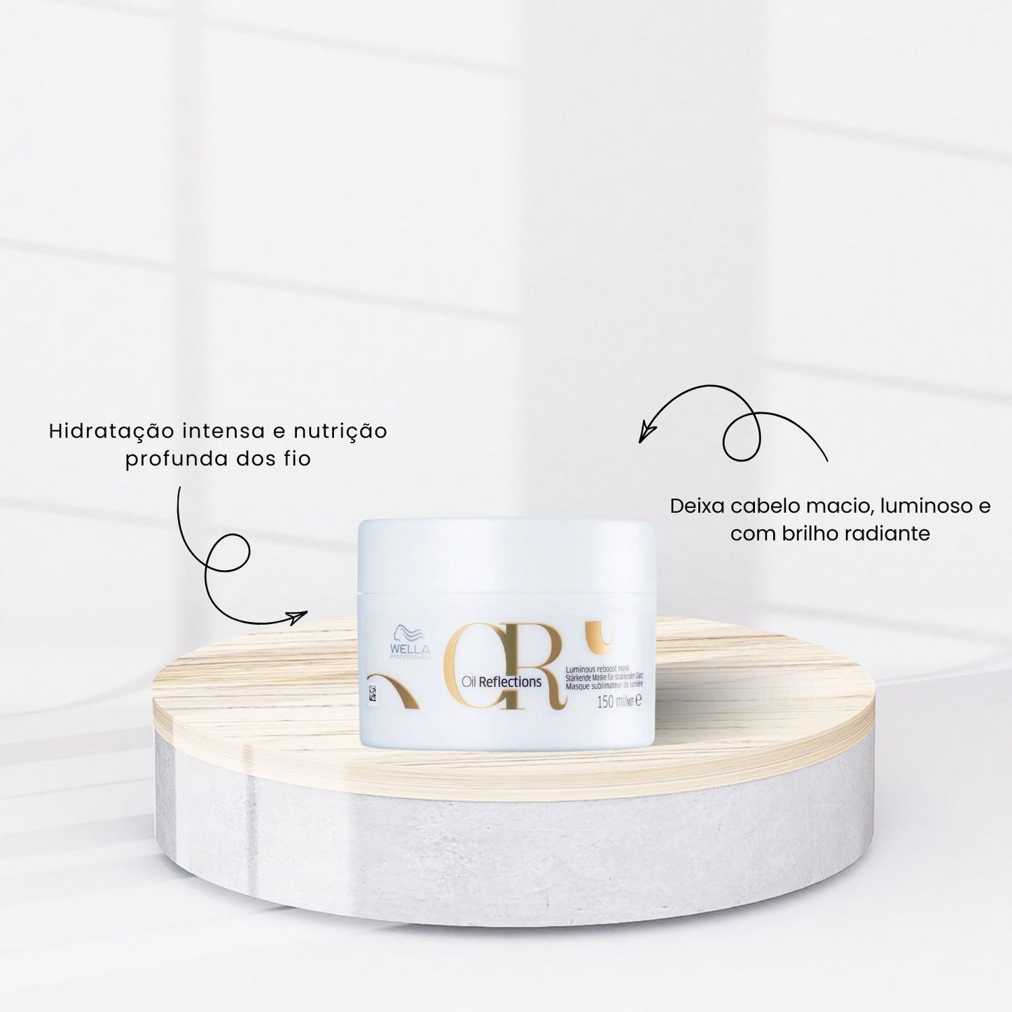 Máscara Wella Oil Reflections 150 ml