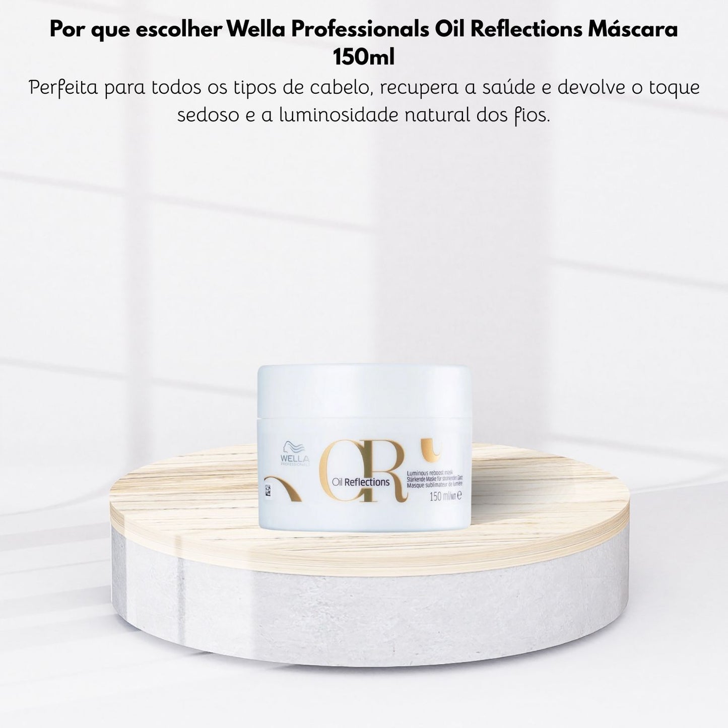 Máscara Wella Oil Reflections 150 ml
