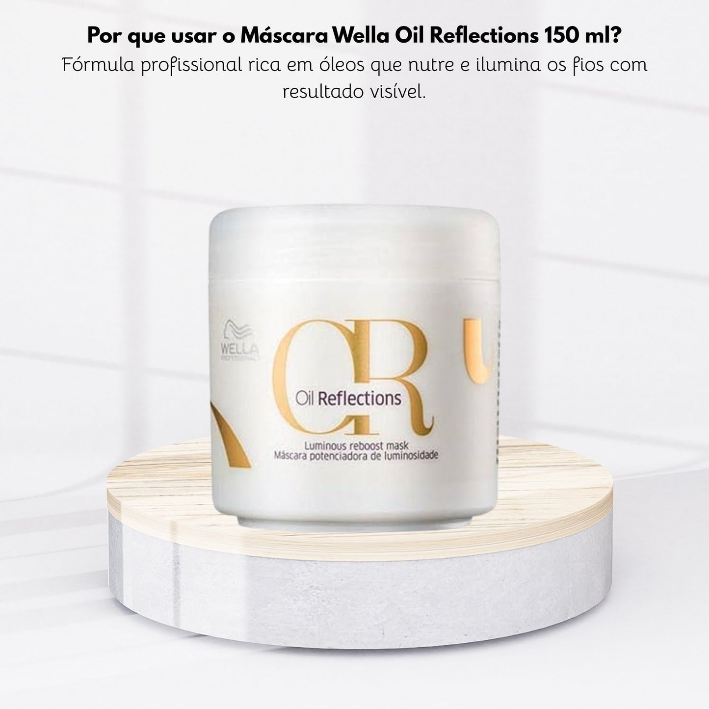 Máscara Wella Oil Reflections 150 ml