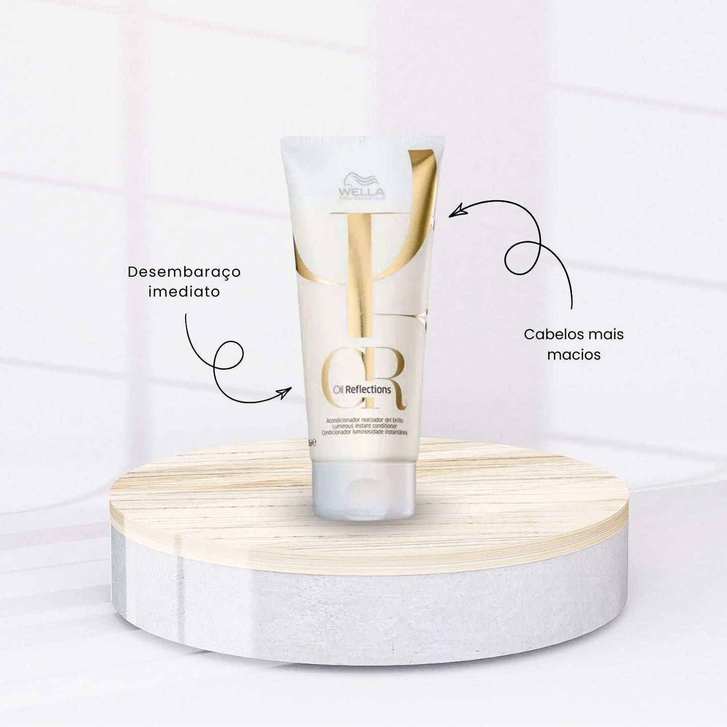 Kit Wella Oil Reflections Shampoo 250 ml + Condicionador 200 ml