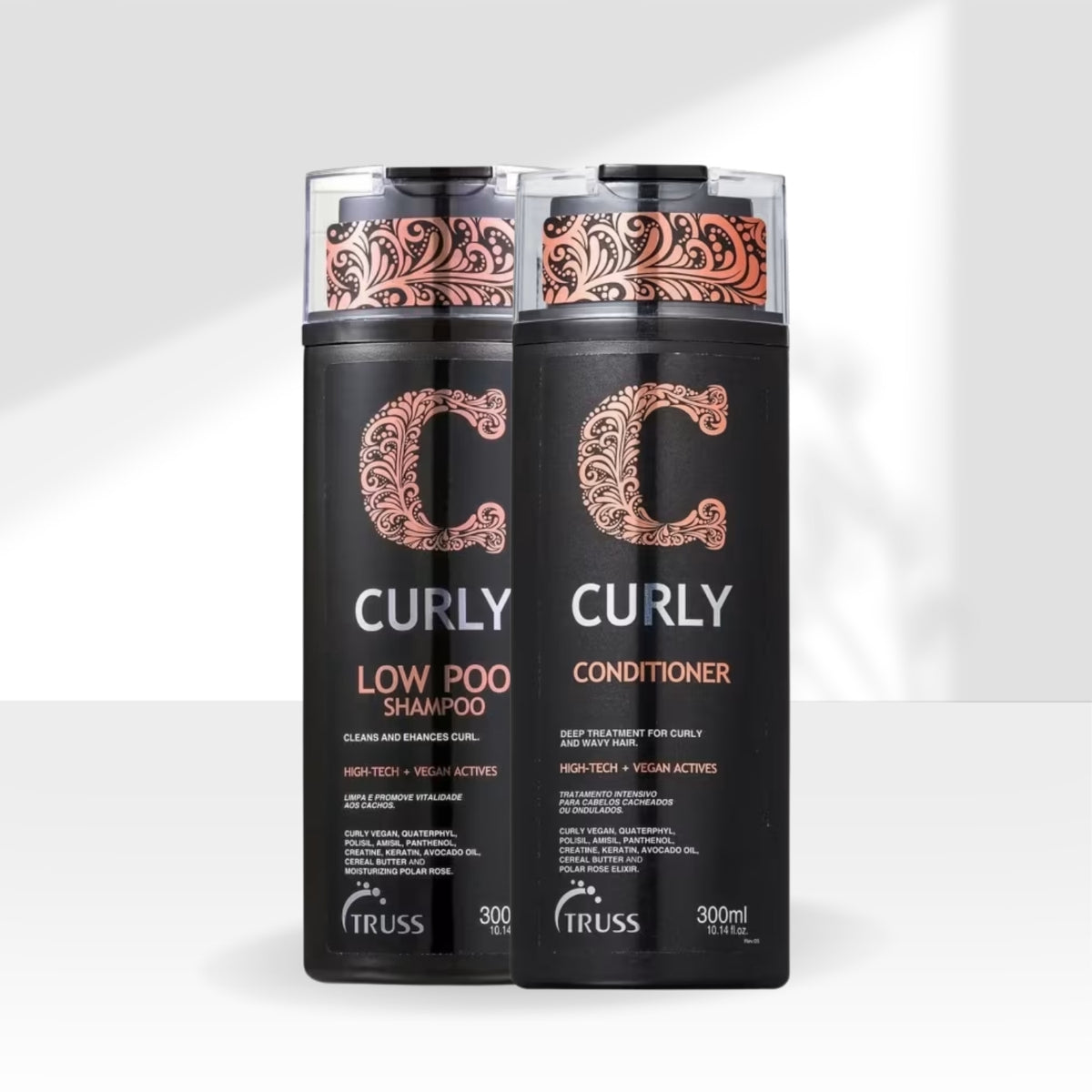 Kit Truss Curly Low Poo Shampoo 300 ml + Condicionador 300 ml