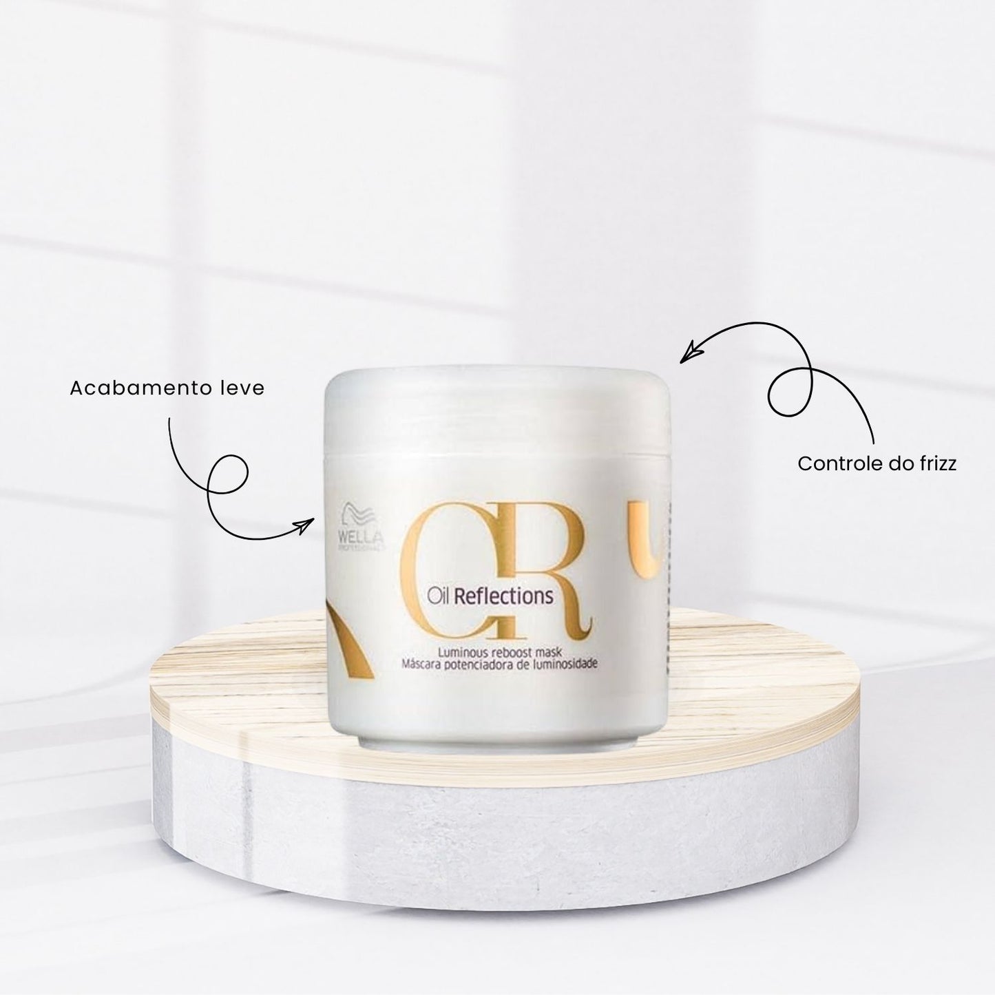 Kit Wella Oil Reflections Shampoo 250 ml e Máscara 150 ml