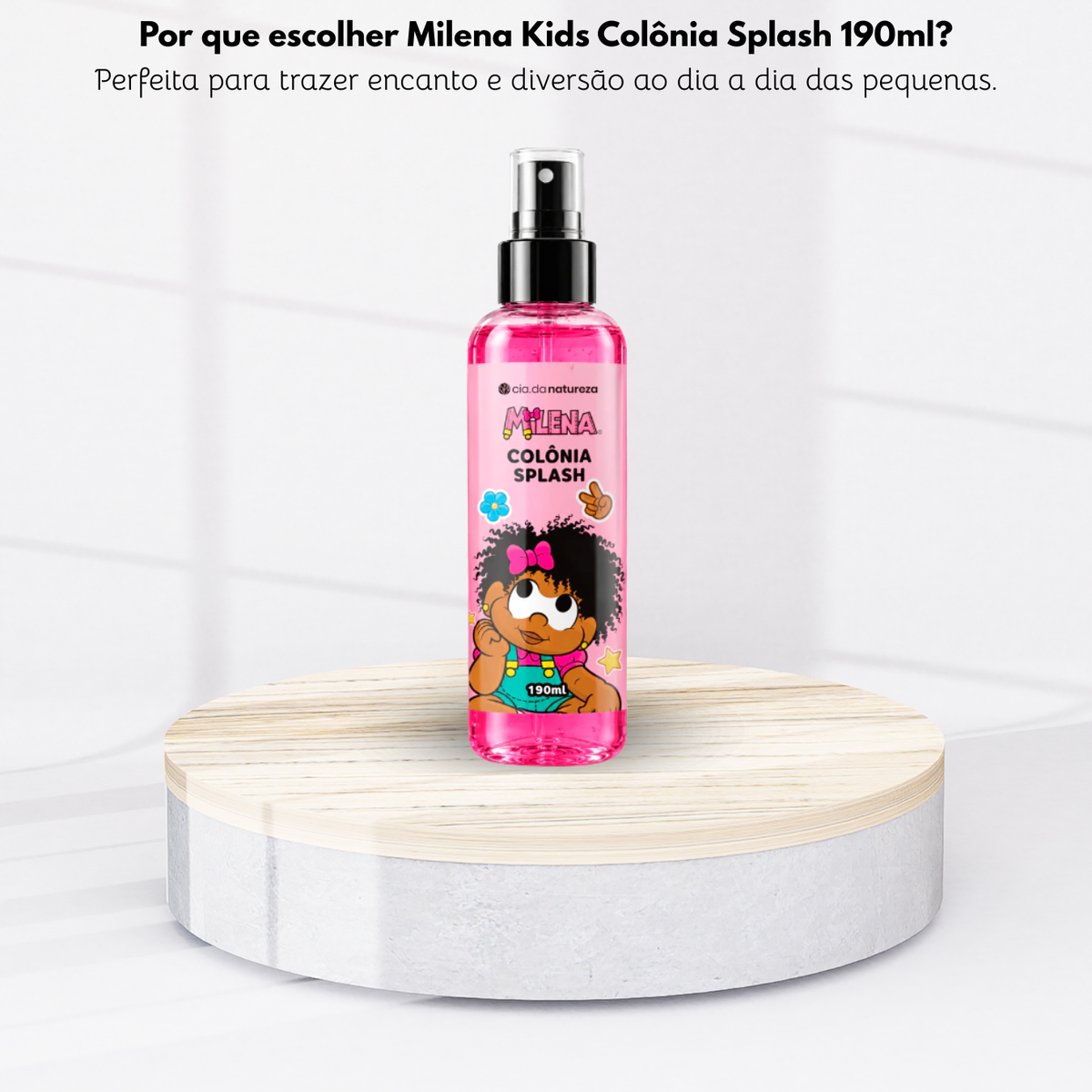 Colônia Cia da Natureza Milena Kids Splash 190ml