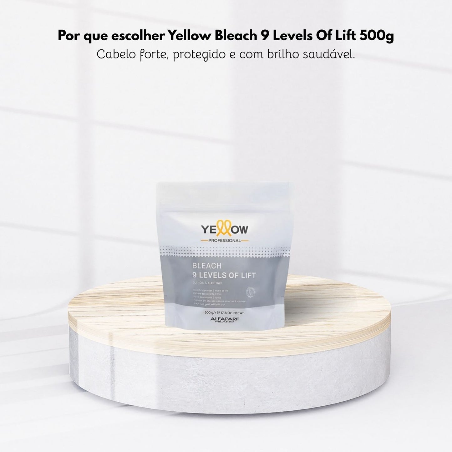 Pó Descolorante Yellow Bleach 9 Levels Of Lift 500 g