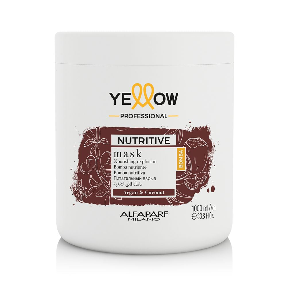Máscara Yellow Nutritive Condicionante Máscara de Nutrição 1 Litro