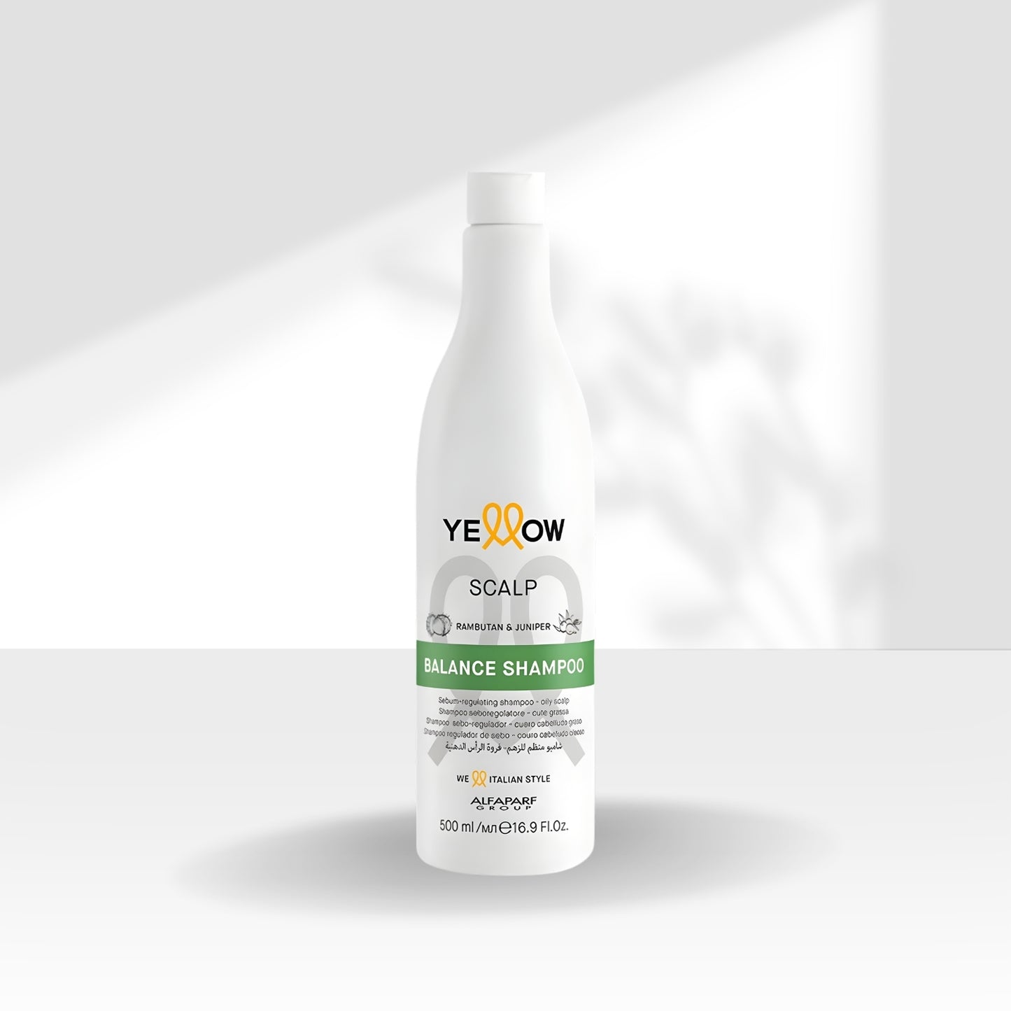 Shampoo Yellow Scalp Balance Shampoo para Cabelo Oleoso 500 ml
