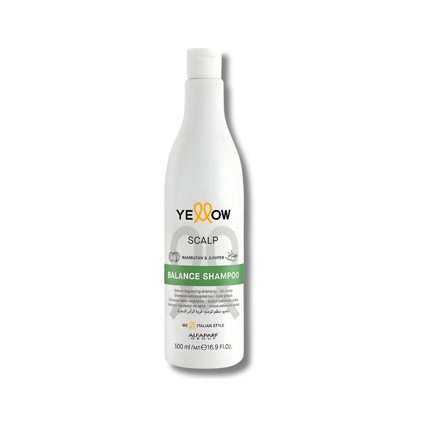 Shampoo Yellow Scalp Balance Shampoo para Cabelo Oleoso 500 ml