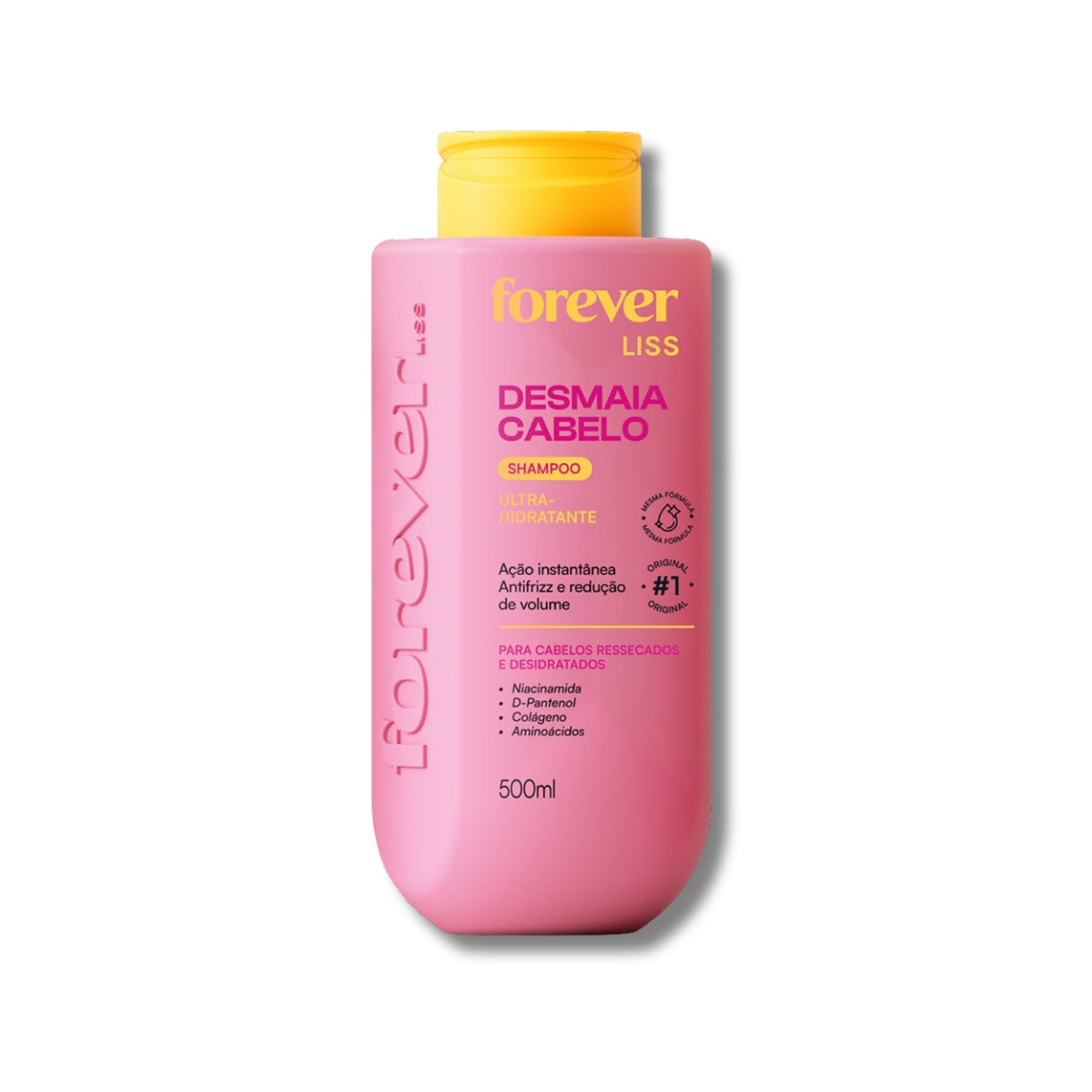 Shampoo Forever Liss Desmaia Cabelo Ultra Hidratante 500 ml