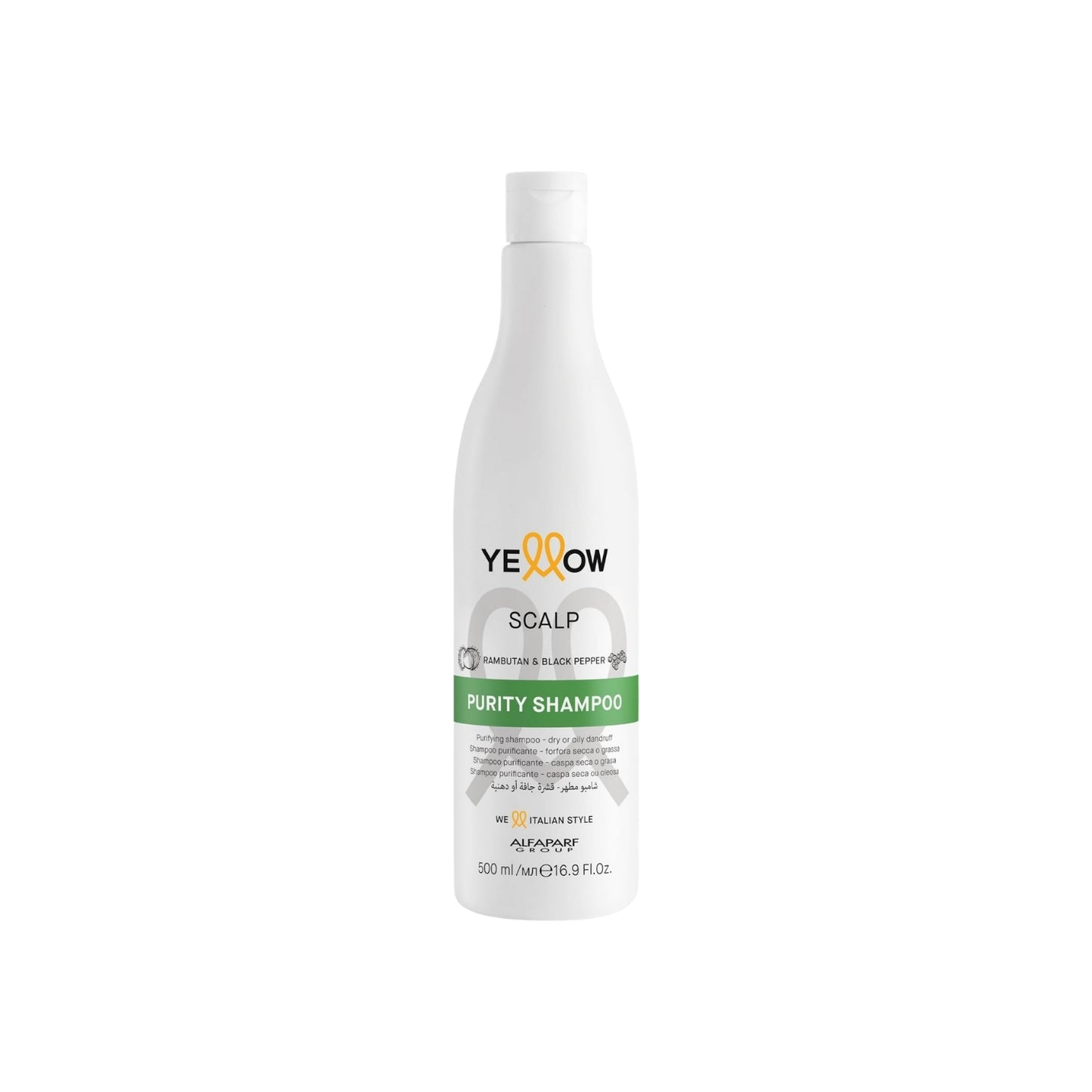 Shampoo Yellow Scalp Purity Shampoo para Cabelo Oleoso 500 ml