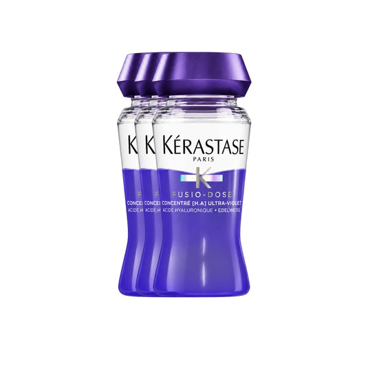 Kit Kérastase Fusio-Dose Concentré Ultra-Violet Ampolas 3 x 12 ml