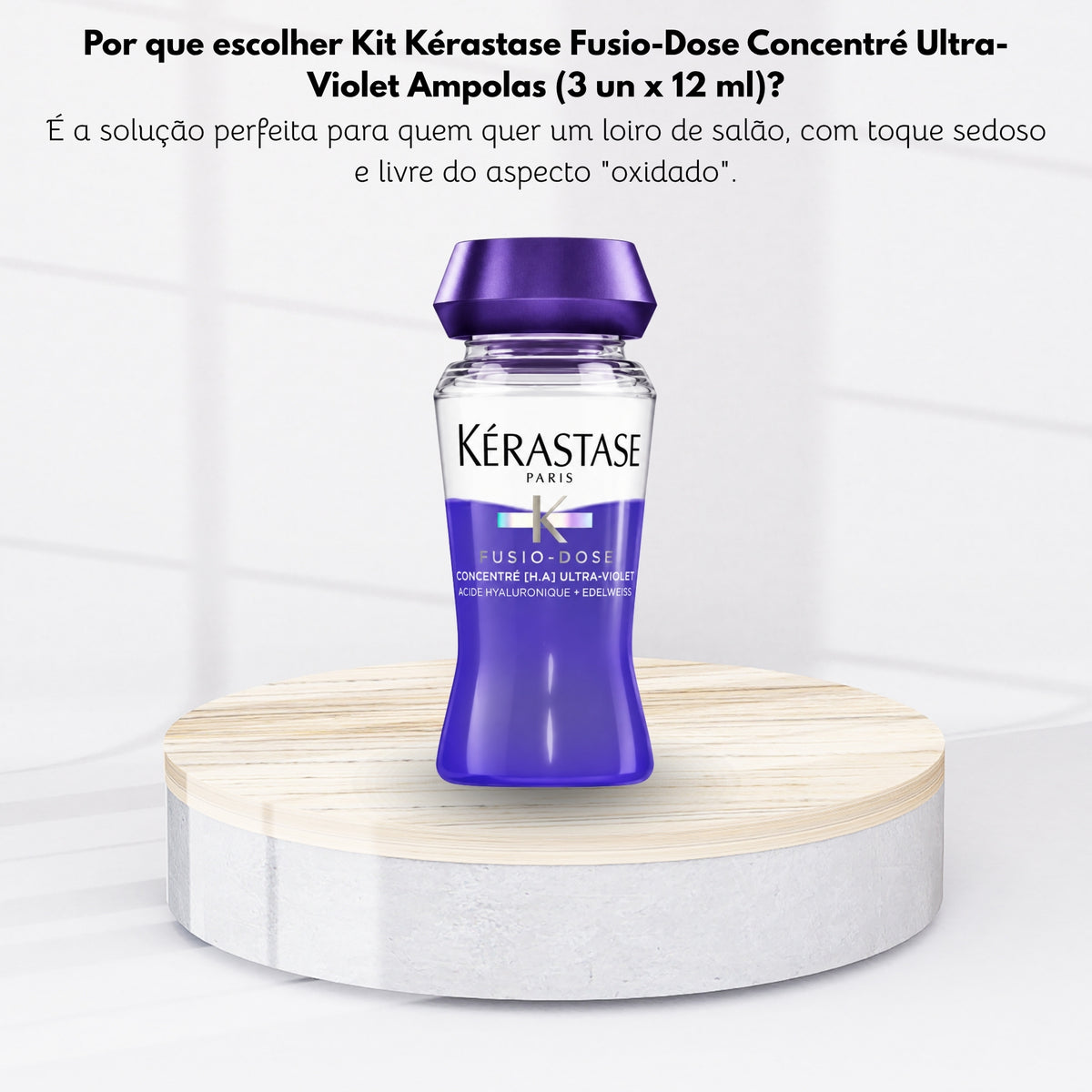 Kit Kérastase Fusio-Dose Concentré Ultra-Violet Ampolas 3 x 12 ml