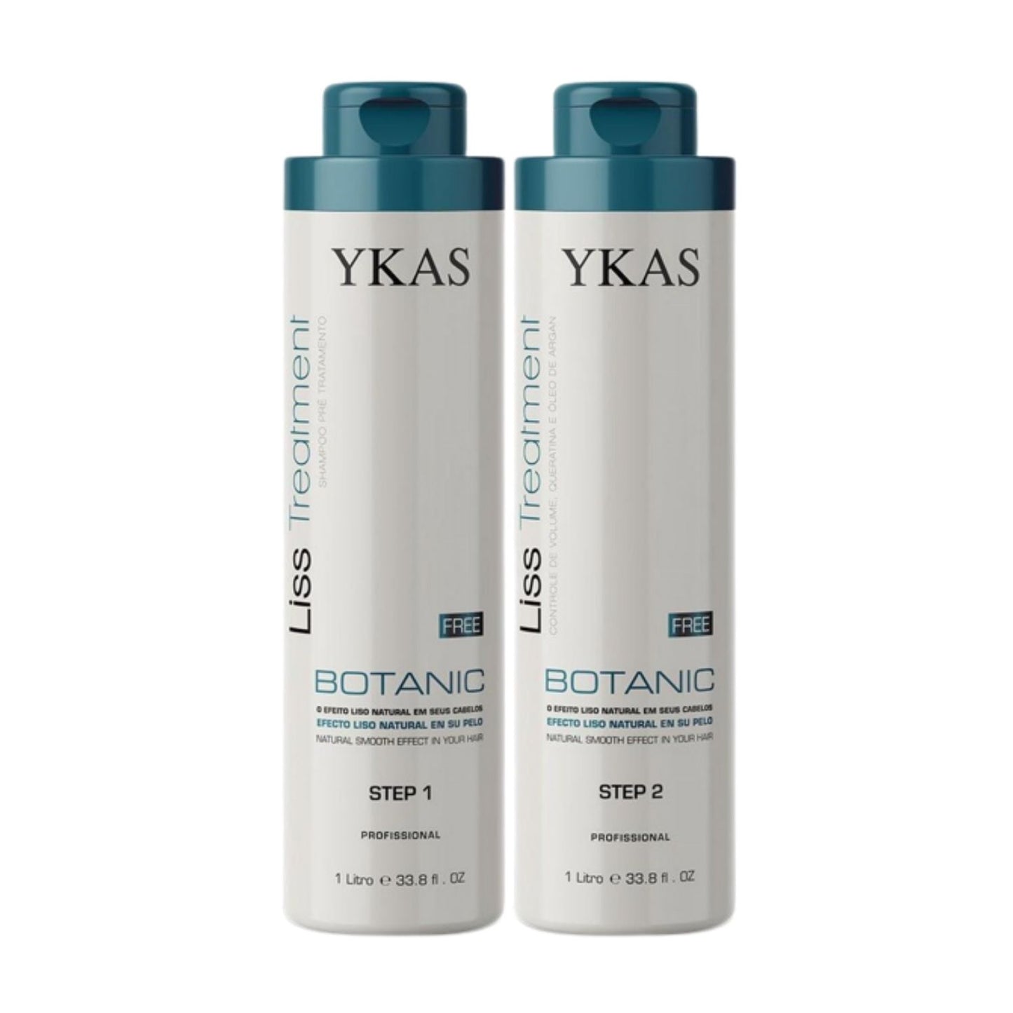 Kit Ykas Botanic Escova Progressiva Formol Free (2 x 1 Litro)