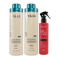 Kit Ykas Botanic Escova Progressiva Formol Free (2 x 1 Litro) + Fabulous All In One