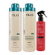 Kit Ykas Botanic Escova Progressiva Formol Free (2 x 1 Litro) + Fabulous All In One