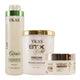 Kit Ykas Botox Capilar 1 Kg + Citric 1 Kg + Máscara Verniz 250 g