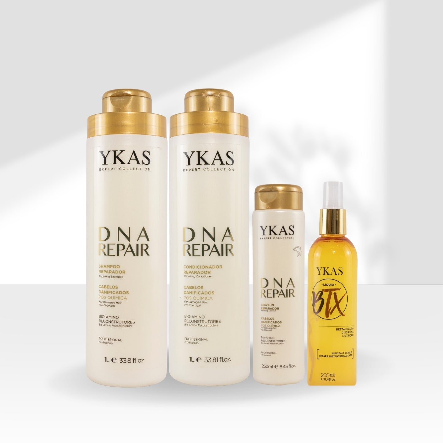 Kit Ykas Dna Repair Completo Grande + Botox Capilar Líquido