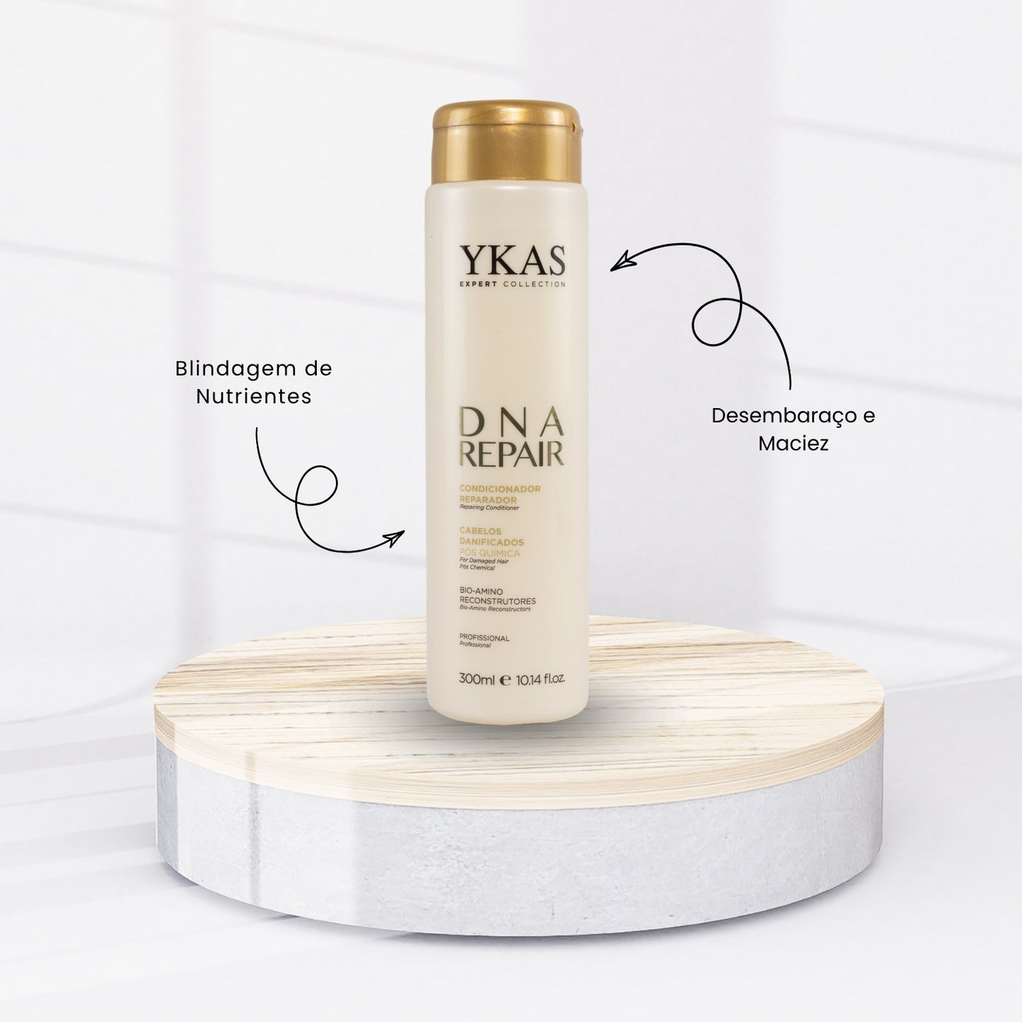 Kit Ykas Dna Repair Completo Pequeno + Botox Capilar Líquido